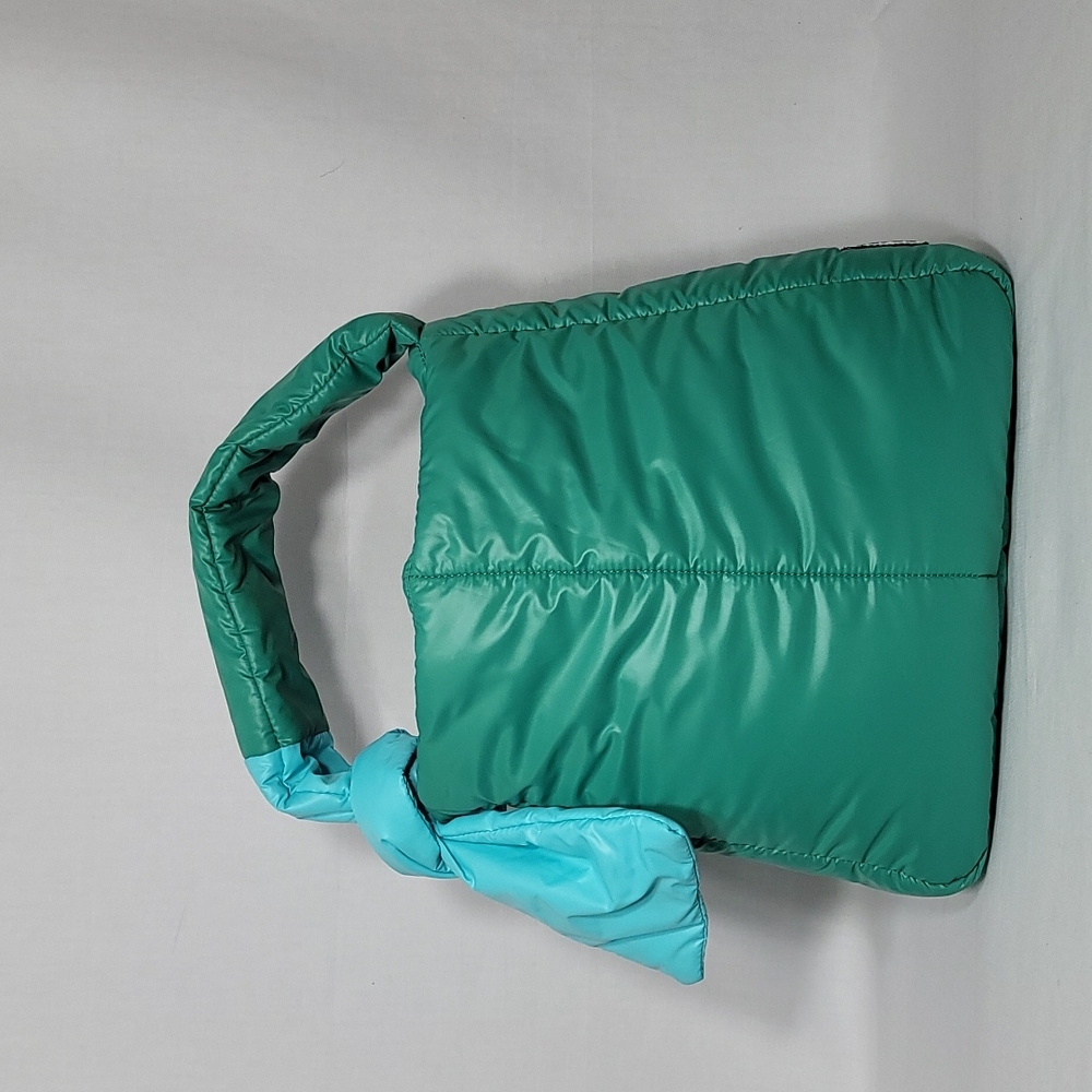 Caraa Sport Green/Aqua Quilted Tote